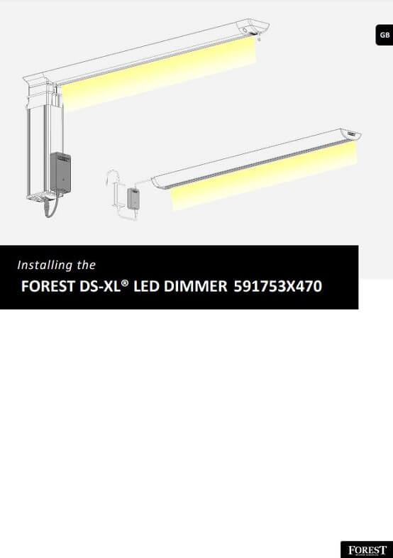 DS-XL LED Dimmer DS-XL LED manual and motorised
